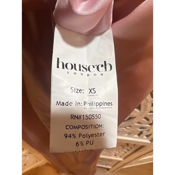 House of CB Giuliana Ballerina Pink Satin Maxi Skirt Size XS Extra Small - Picture 8 of 10